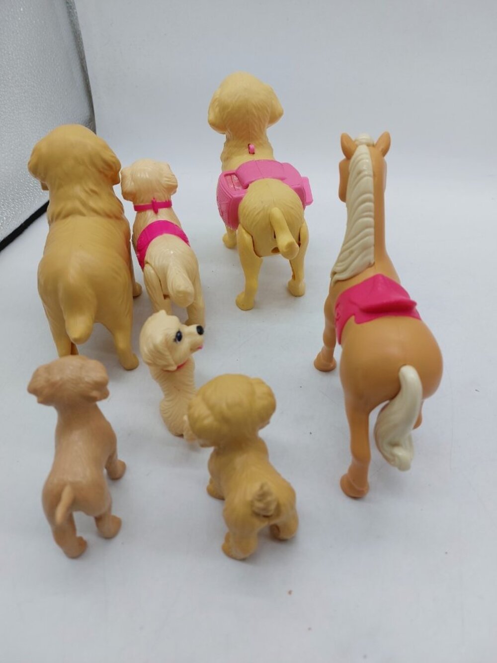 Barbie Pets 6 Dogs 1 Horse Lot Of 7 Various Sizes Years READ - Picture 8 of 10